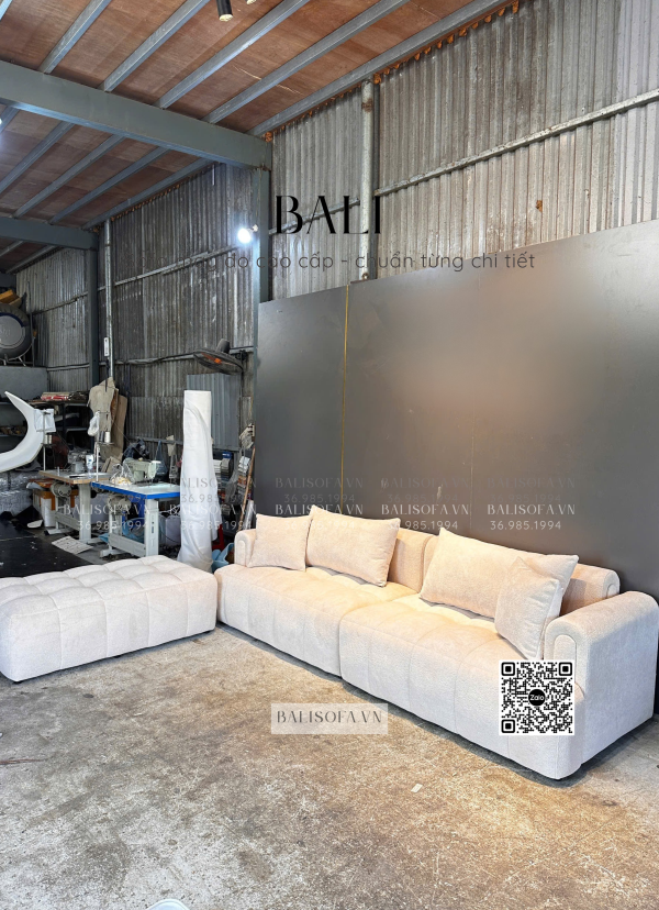 sofa vải nỉ lông cừu độc quyền BALI