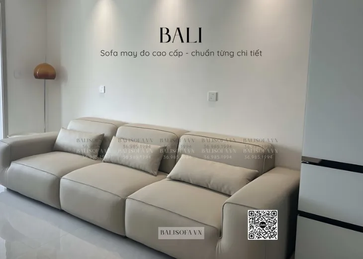Sofa phòng khách da xoá mực cao cấp BALI – sofa đẹp hiện đại
