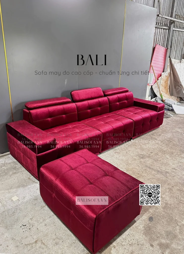 sofa vải nỉ theo yêu cầu