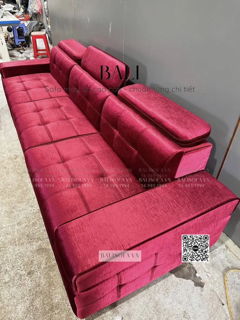 sofa vải nỉ theo yêu cầu