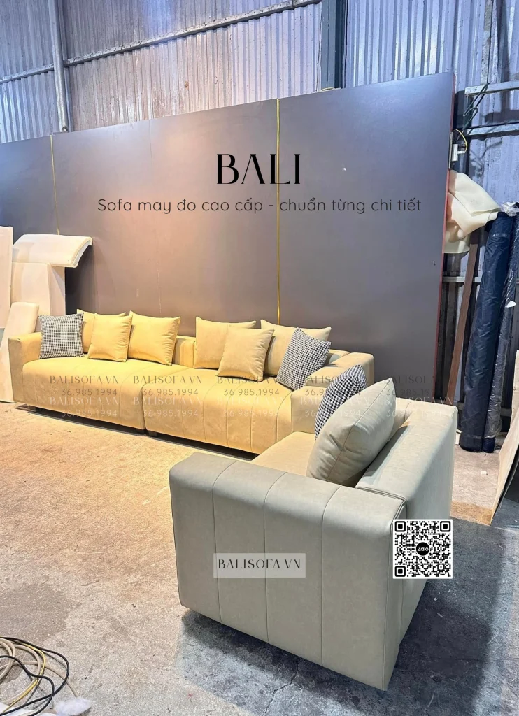 bộ sofa da và ghế đôn phòng khách da xoá mực chống xước mèo cào